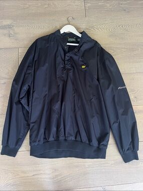 Masters Collection Golf Windbreaker Navy XXL Pullover Long Sleeve